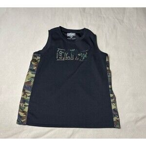 MMA Elite Men’s M Tank Top Black Camouflage Mesh Basketball Jersey